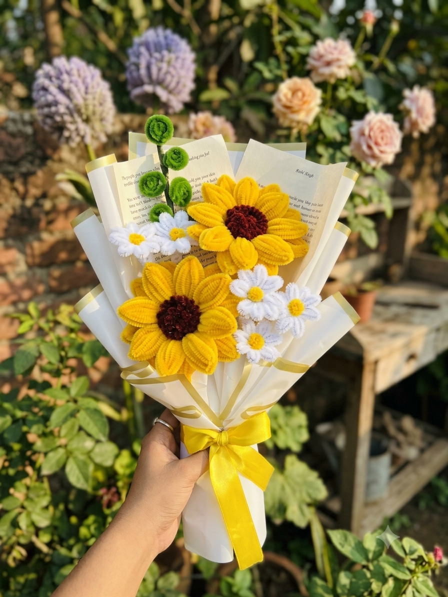 Sunflower Daisy Bouquet