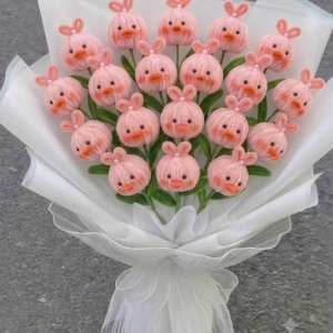 Pink Rabbit Flower Bouquet
